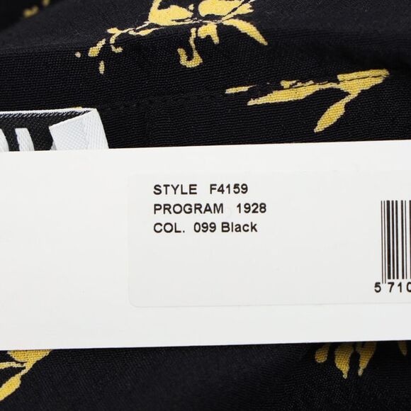 Ganni Printed Maxi Dress in Black Viscose - Picture 8 of 10